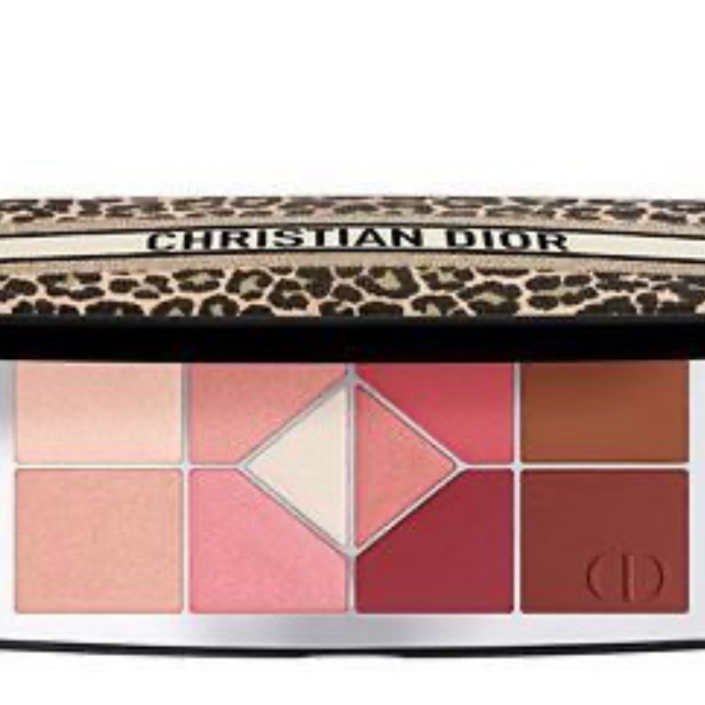 Dior Leopard Print Eyeshadow Palette - Red, Pink, Brown